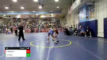 131 lbs Quarterfinal - Cameron Ortiz, San Dimas vs Tegan Nguyen, Palm Desert