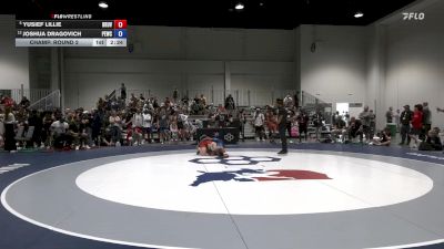 57 lbs Champ. Round 2 - Yusief Lillie, Brunson UVRTC vs Joshua Dragovich, Patriot Elite Wrestling Club