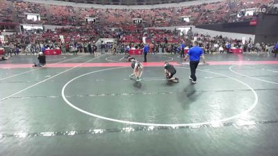 120 lbs Cons. Round 3 - Hailey Rumppe, Team Nazar/Janesville vs Magdalyn Burns, Bad River