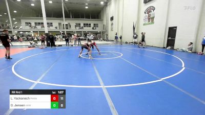 134 lbs Rr Rnd 1 - Lincoln Yackanech, Penn Manor vs David Jensen, Hatboro-Horsham Wrestling Club