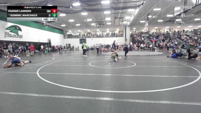 106 lbs Champ. Round 3 - Dominic Marchack, Eierman Elite vs Parker Landers, Carroll Wrestling Club