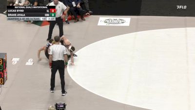 133 lbs Quarters & 1st Wb (16 Team) - Drake Ayala, Iowa vs Lucas Byrd, Illinois