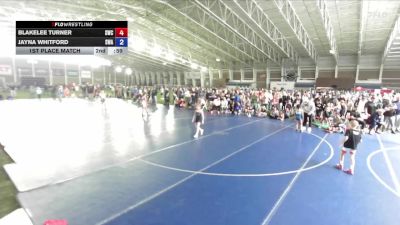 61-67 lbs 1st Place Match - Blakelee Turner, Stallions Wrestling Club vs Jayna Whitford, Sanderson Wrestling Academy