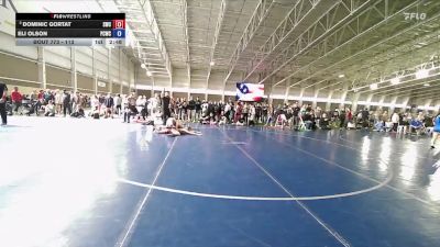 113 lbs Cons. Round 2 - Dominic Gortat, Stallions Wrestling Club vs Eli Olson, Park City Wrestling Club