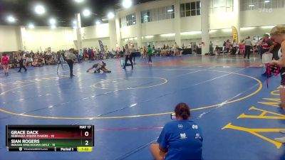 135 lbs Semis & Wb (16 Team) - Grace Dack, Nebraska Widow Makers vs Sian Rogers, Indiana Smackdown Girls