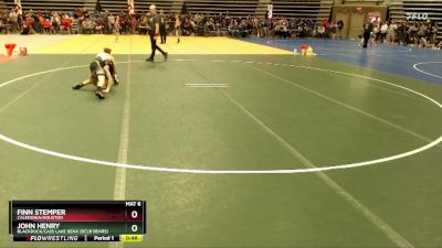 88 lbs Champ. Round 1 - John Henry, Blackduck/Cass Lake Bena (BCLB Bears) vs Finn Stemper, Caledonia/Houston