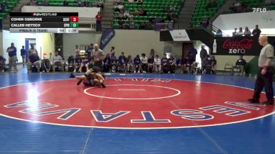 159 lbs Finals (8 Team) - Callen Hettich, Springville vs Cohen Osborne, Scottsboro