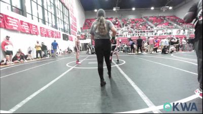 80-84 lbs Rr Rnd 1 - Tristan Leniger, Team Nomad vs Luke Harms, Weatherford Youth Wrestling