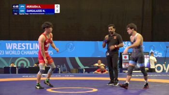 61 kg 1/4 Final - Akito Mukaida, Japan vs Nika Zangaladze, Georgia