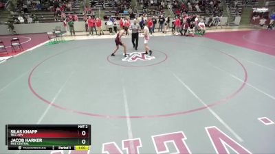 132 lbs Cons. Round 2 - Jacob Harker, Pike Central vs Silas Knapp, Tell City