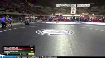 106 lbs Round 2 - Monee Cordero, California vs Megan Morales, Central High School Wrestling