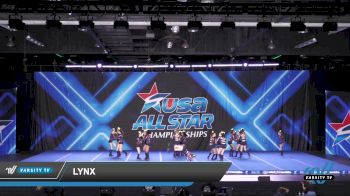 Lynx [2022 CheerCats LV L2 Junior - D2 - Medium] 2022 USA All Star Anaheim Super Nationals