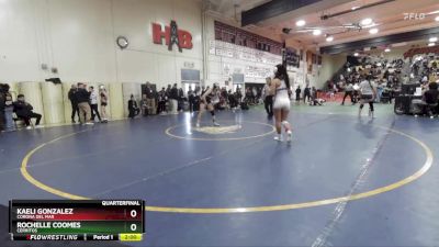 110 lbs Quarterfinal - Kaeli Gonzalez, Corona Del Mar vs Rochelle Coomes, Cerritos