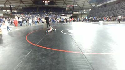 49 lbs Cons. Semi - James Irvine, Mat Demon Wrestling Club vs R. Jae Gonzalez, Prosser Wrestling Academy