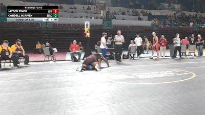 285 lbs Consi Of 8 #1 - Jayden Tinch, Abbeville vs Cordell Scriven, Burke