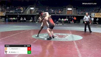 157 lbs Prelims - Lucas Bratland, Iowa State University WC vs Bryson Woody, The Apprentice School