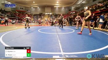 119 lbs Semifinal - Zane Agnew, Bartlesville Wrestling Club vs Wyait Polen, Unaffiliated