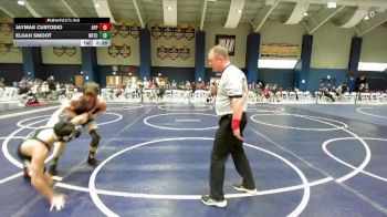 141 lbs Quarterfinal - Elijah Smoot, Noke Wrestling RTC vs Jaymar Custodio, Unattached