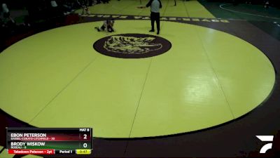 75 lbs Placement (4 Team) - Brody Wiskow, Roseau vs Ebon Peterson, Dassel-Cokato-Litchfield