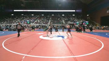 120 lbs Semifinal - Lilly Quintanilla, Thermopolis vs Payton Shantz, Green River