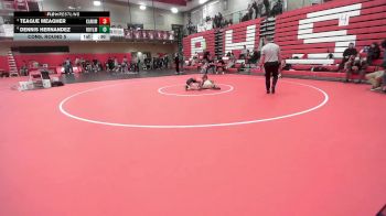 120 lbs Cons. Round 5 - Teague Meagher, Kamiakin vs Dennis Hernandez, Royal