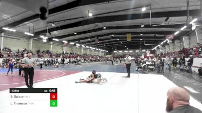 109 lbs Consolation - Shyanne Salazar, Wlv Jr Wrestling vs Lauren Thomson, Thunder RTC