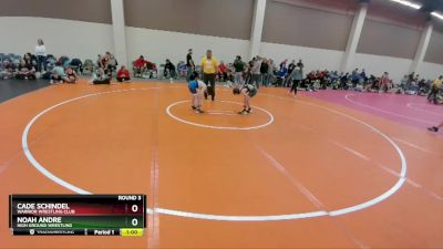 75-78 lbs Round 3 - Noah Andre, High Ground Wrestling vs Cade Schindel, Warrior Wrestling Club