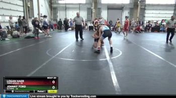 130 lbs Round 5 (8 Team) - Johnny Ford, Olympia vs Logan Haer, Terps Xpress