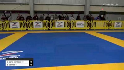 Alanis Coral Santiago vs Erica Barnes 2020 American National IBJJF Jiu-Jitsu Championship