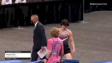 Weston Sitz - Double Mini Trampoline, Eagle Gymnastics TX - 2021 USA Gymnastics Championships