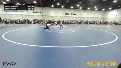 60 lbs Rr Rnd 4 - Wrett Lawther, Mojo Mulisha 12U vs Case Carver, Jokers 12U