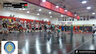 High School - 164 lbs Consolation Round 2 - Matt Edwards, South Plainfield vs Chris Tenas, Ocean Twp