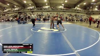 150 lbs Cons. Round 4 - King-Leon Abercrombie, Bronco Wrestling Club-AAA vs Micheal Diemler, Tri-Cap Wrestling Club-AA