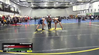 184 Freshman/Soph Quarterfinal - Ashton Light, St. Clair vs Chris Bargy, Alfred State