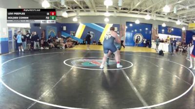 285 lbs Round 4 (8 Team) - Levi Peeples, OutKast WC vs Holden Corbin, Panhandle Gator Dogs