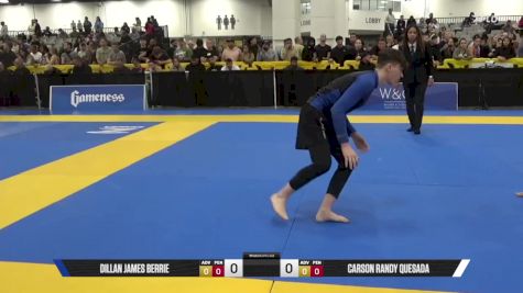 Carson Randy Quesada vs Dillan James Berrie 2025 World IBJJF Jiu-Jitsu No-Gi Championship