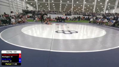 140 lbs Leilani Nanquilada, Washington vs Emily Pulk, Minnesota