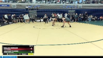 160 lbs Semifinal - Dallas Andrade, 208 Badgers vs Kristian Claudio, Weiser Wrestling