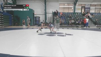 114/120 Round 1 - Savannah Miller, Lake Catholic Wrestling Club vs Timi Coles, The Compound