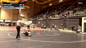 174 lbs Consi Of 4 - Drew Clearie, Brown vs Andrew Christie, Army