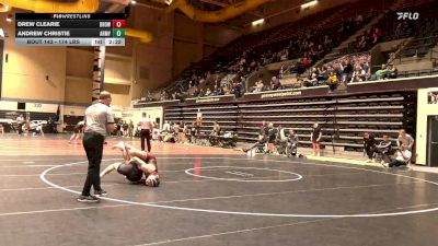 174 lbs Consi Of 4 - Drew Clearie, Brown vs Andrew Christie, Army