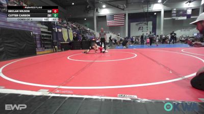 46 lbs Consi Of 4 - Declan Wilson, Raw Wrestling Club vs Cutter Carson, Salina Wrestling Club