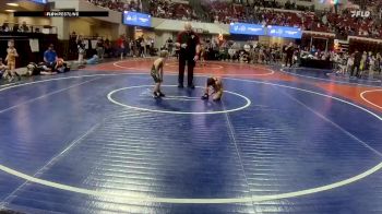 43 lbs Cons. Round 3 - Beau Wood, Belt Little Guy vs Tizer Mummey, Bearcats Wrestling Club Helena