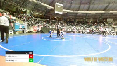 61 lbs Consi Of 16 #2 - Damen Macias, Berryhill Wrestling Club vs Malcolm Holsey, Victory