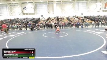 63 lbs Cons. Round 2 - Muhammad Abid, Greece Storm Wrestling vs Rogan Zarbo, NWAA Wrestling