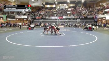 155 lbs Cons. Round 2 - Aurora Gray, Wathena-Riverside HS vs Alison Willard, Mound City-Jayhawk Linn HS