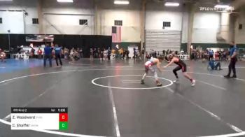 96 lbs Prelims - Zane Woodward, MIDWEST DESTROYERS vs Colton Shaffer, Mahaska Elite