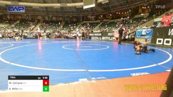 73 lbs Quarterfinal - Matthew Campos, RedWave Wrestling vs Aviyahn Mills, Roundtree Wrestling Academy