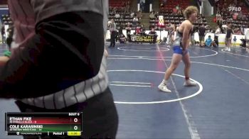 155 lbs Round 3 (4 Team) - Cole Karasinski, Attrition Wrestling vs Ethan Fike, Mi Pitbulls Black