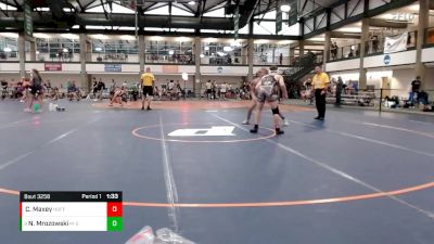 153-161 lbs Semifinal - Nolan Mrozowski, RWC vs Carson Maxey, GCMS